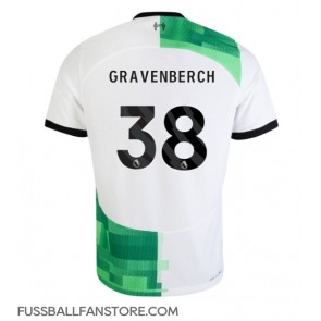 Liverpool Ryan Gravenberch #38 Replik Auswärtstrikot 2023-24 Kurzarm